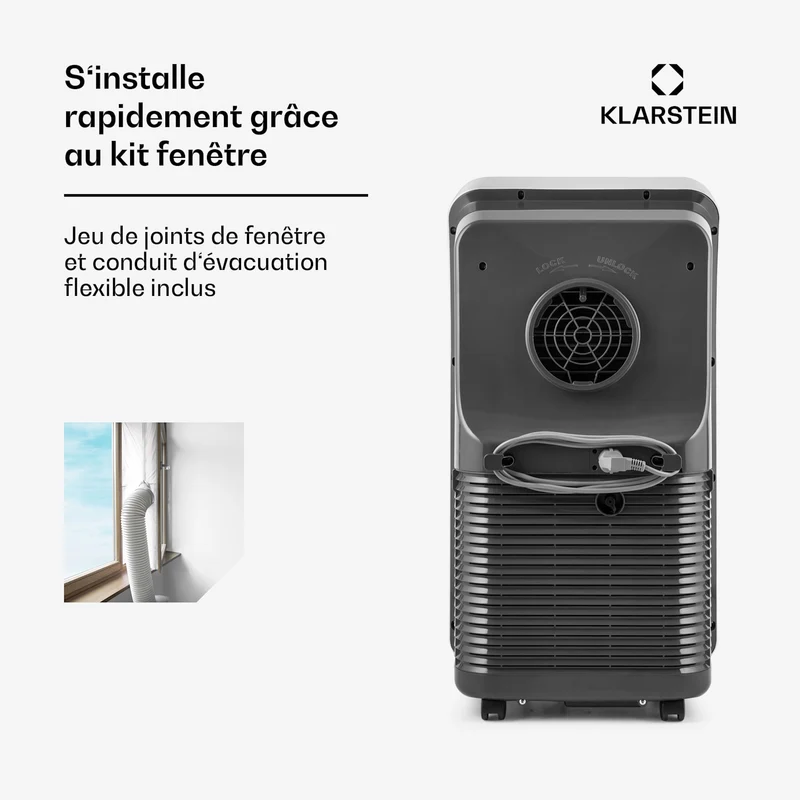 Climatiseur mobile Metrobreeze New York Smart 12k 12 000 BTU / 3,5 kW EEC A Télécommande