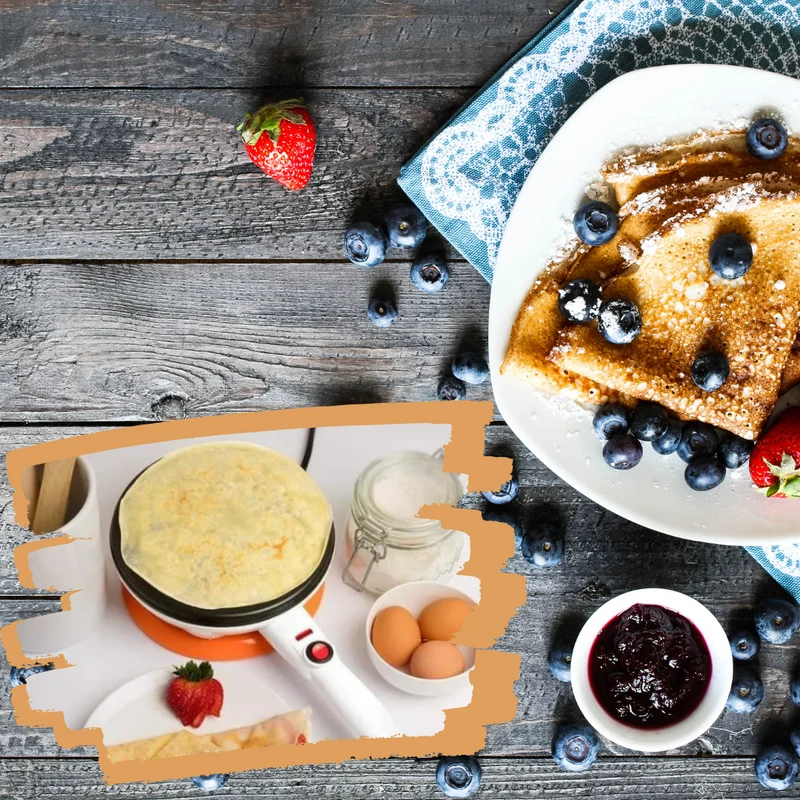 Poêle crêpière électrique