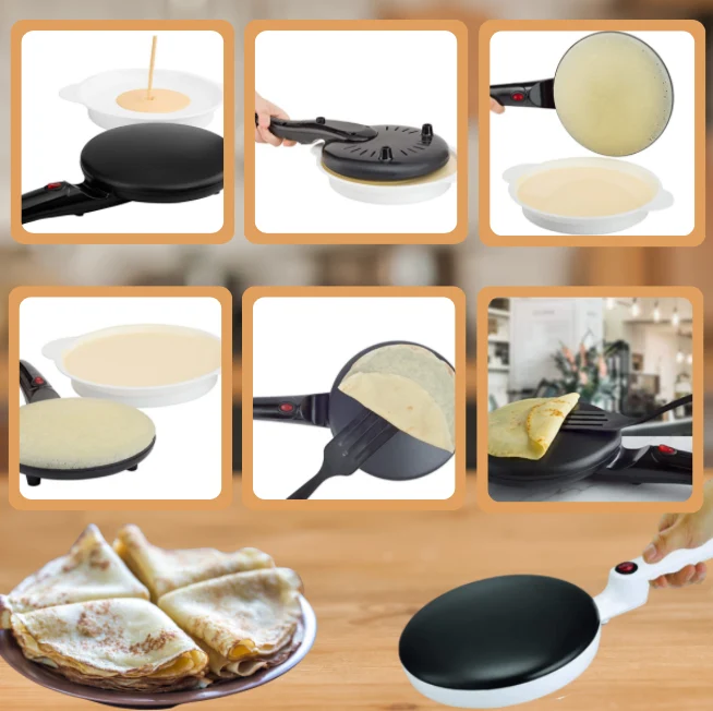 Poêle crêpière électrique