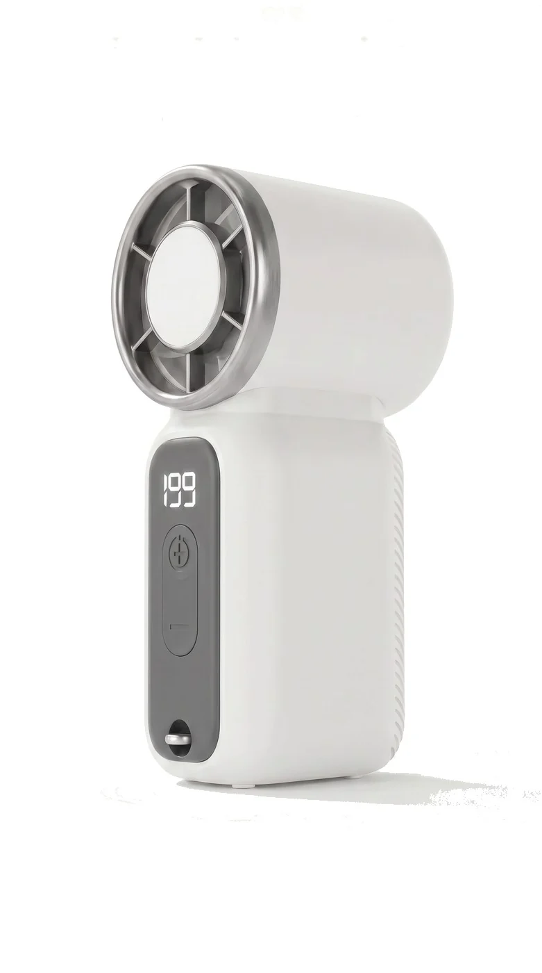 Mini Ventilateur Portatif Rechargeable — Écran Digital