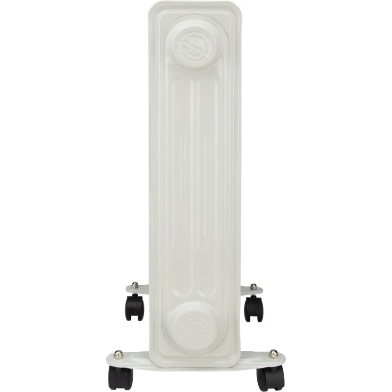 Radiateur bain d'huile Mobioil 1000W à 2500W - 3 niveaux de chauffe - blanc - Voltman