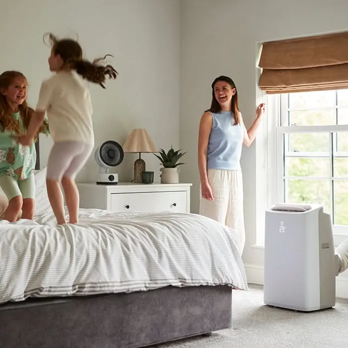 Meaco Cirro+™ 16000 BTU Super Quiet smarte mobile Inverter-Klimaanlage
