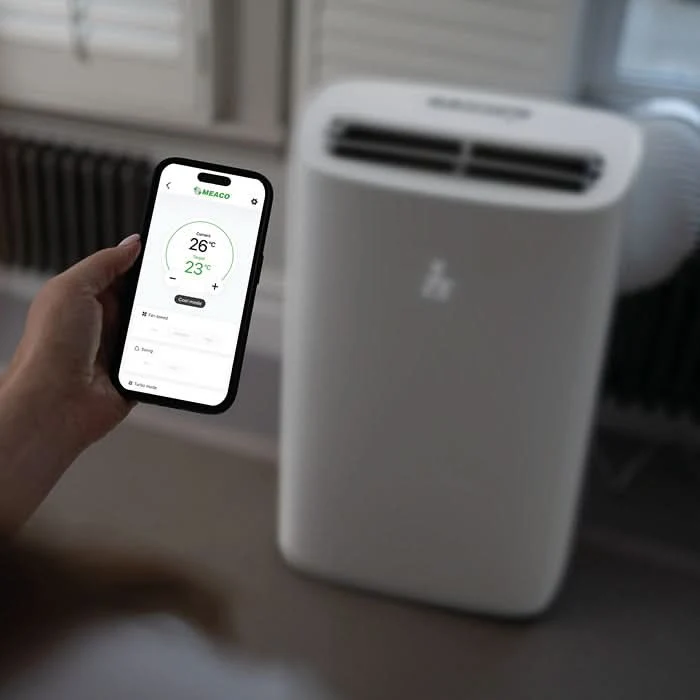 Meaco Cirro+™ 16000 BTU Super Quiet smarte mobile Inverter-Klimaanlage