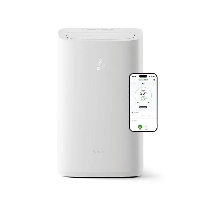 Meaco Cirro+™ 14000 BTU Super Quiet smarte mobile Inverter-Klimaanlage