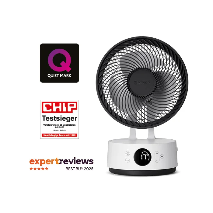 MeacoFan Sefte® 8 Tischventilator mit Akku