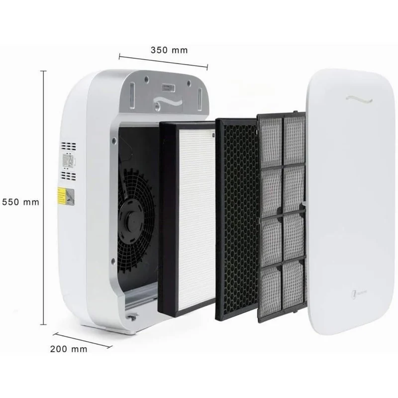 Purificateur d'air domestique 80 m² haute performance AIRPURE19 315 m³/h - Haverland