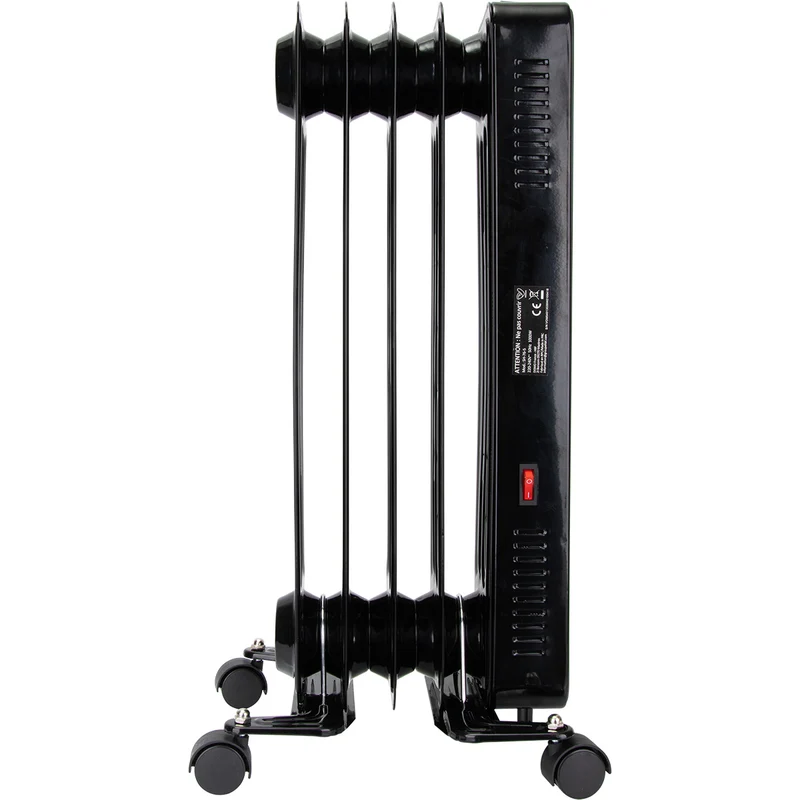 Radiateur bain d'huile CosyOil 1000 à 2000W - façade verre trempé - Voltman
