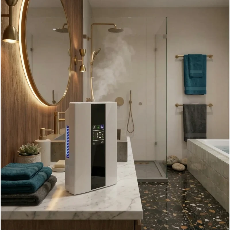 Déshumidificateur et Purificateur d'Air Intelligent 2-en-1 – Silencieux
