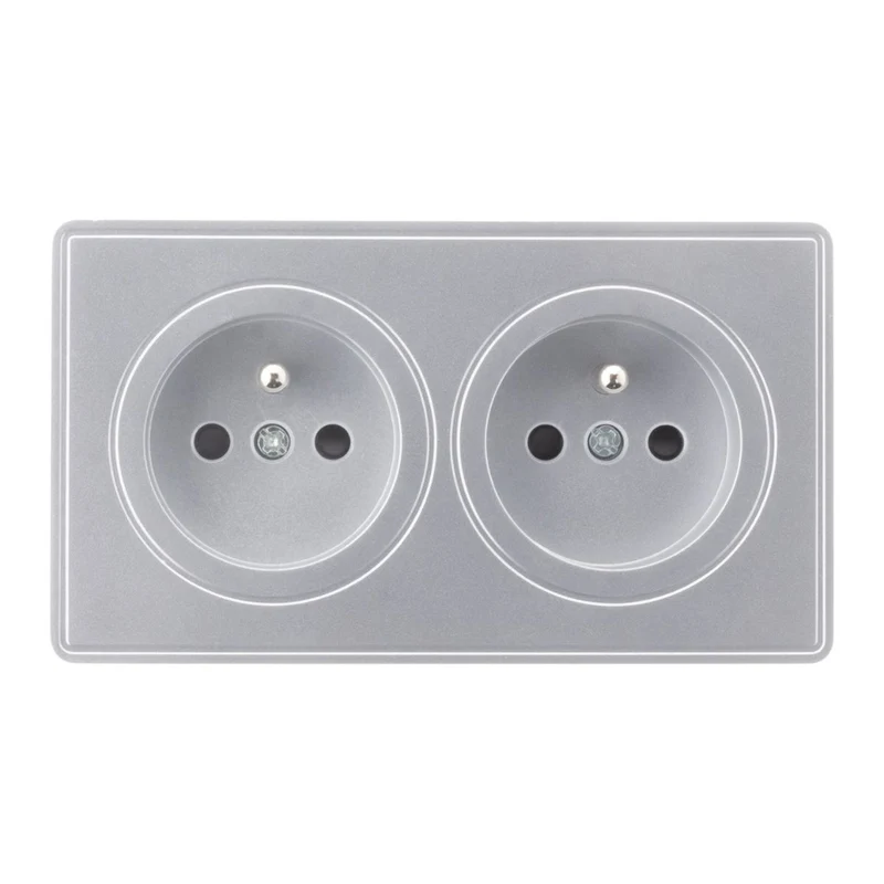 Prise double saillie 2P+T 16A - Vulco - Zenitech