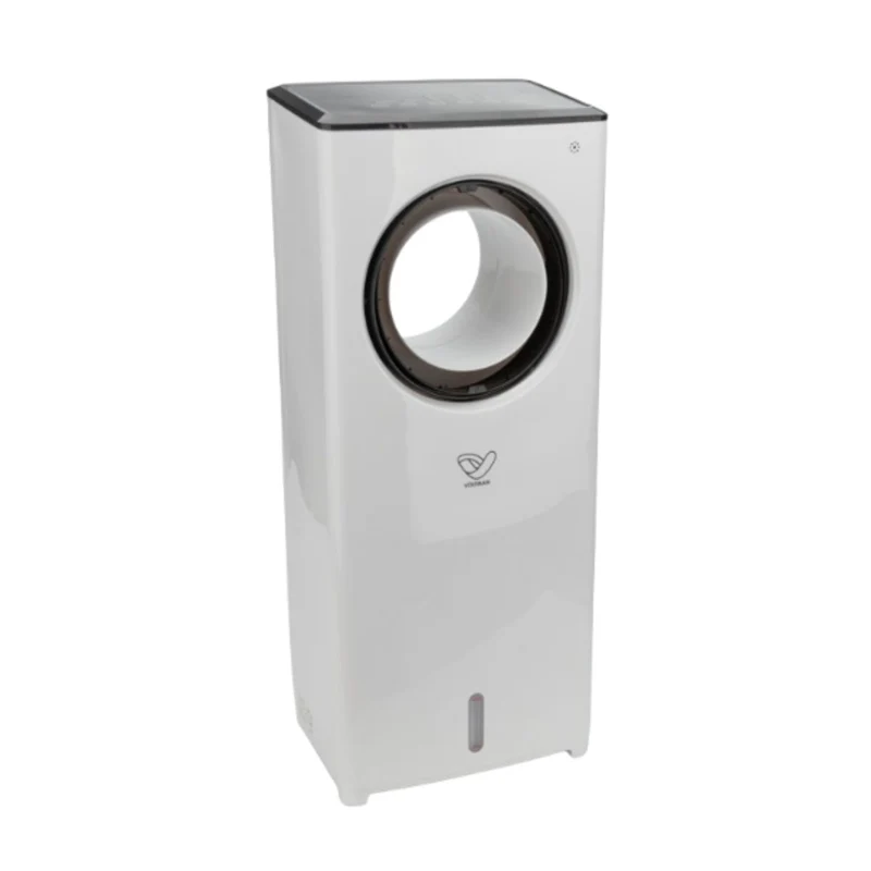 Rafraîchisseur d'air 4en1 humidificateur et purificateur - 80W - Blanc - réservoir 2L - Voltman