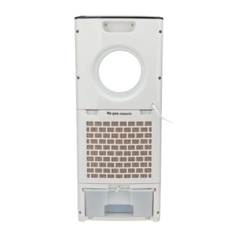 Rafraîchisseur d'air 4en1 humidificateur et purificateur - 80W - Blanc - réservoir 2L - Voltman