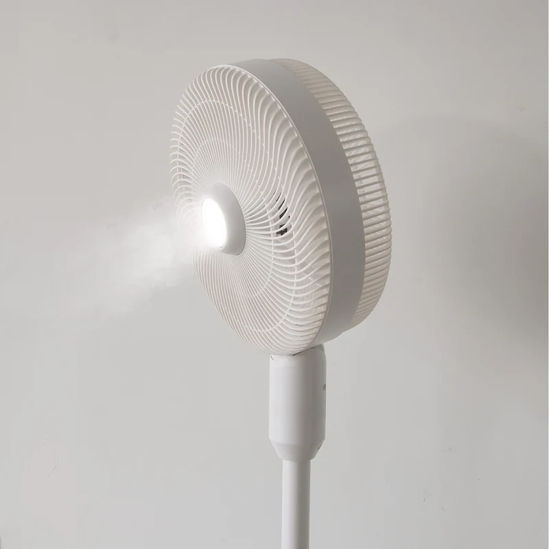 Brumisateur d'air design à roulettes Brizz+ Ø 42 cm - blanc - Voltman