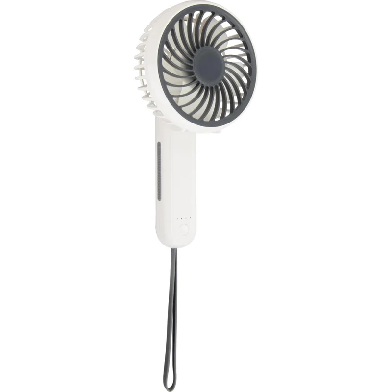 Mini ventilateur à main portable Ø10 cm 2.5W - blanc - Voltman