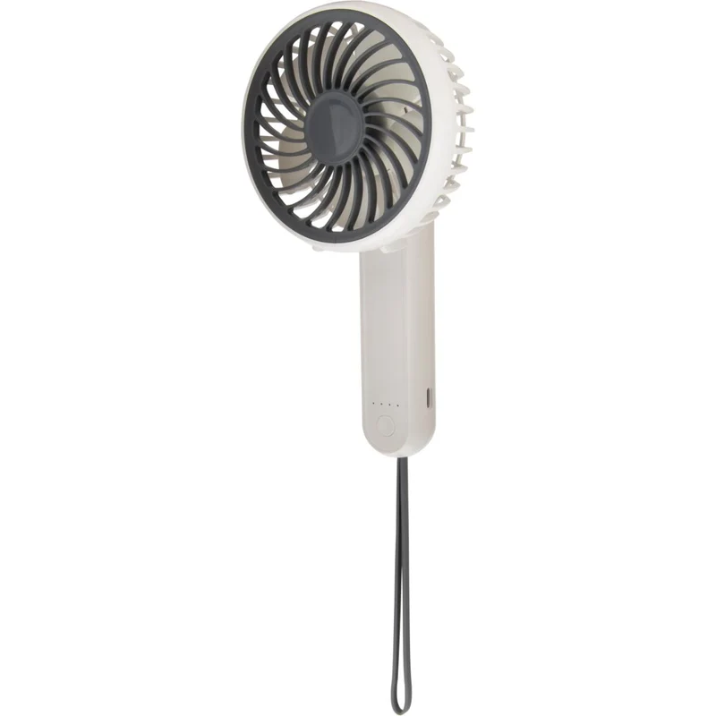 Mini ventilateur à main portable Ø10 cm 2.5W - blanc - Voltman