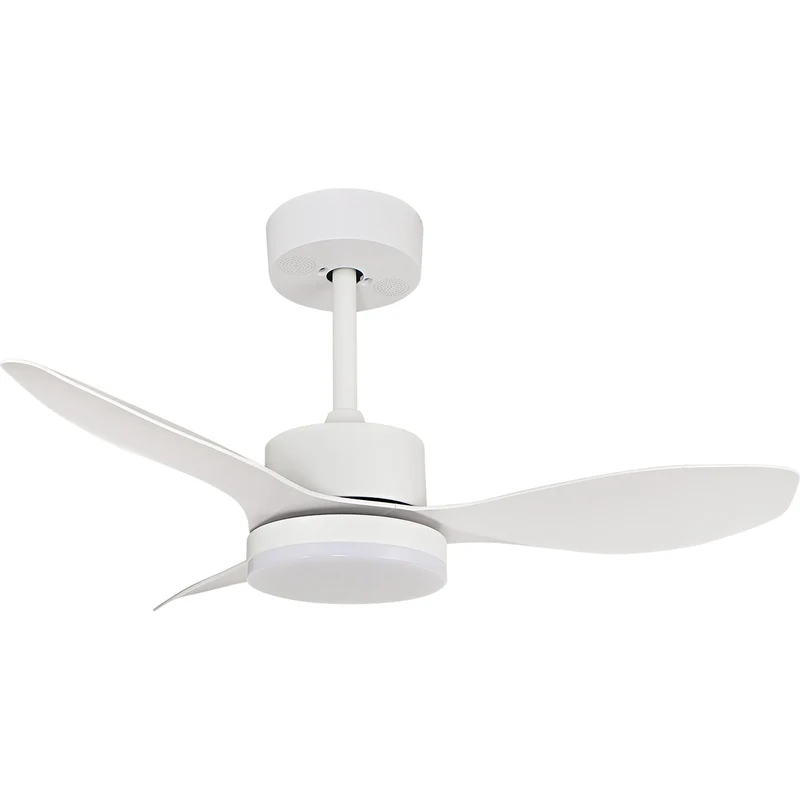 Ventilateur de plafond Ø95 cm blanc - Voltman