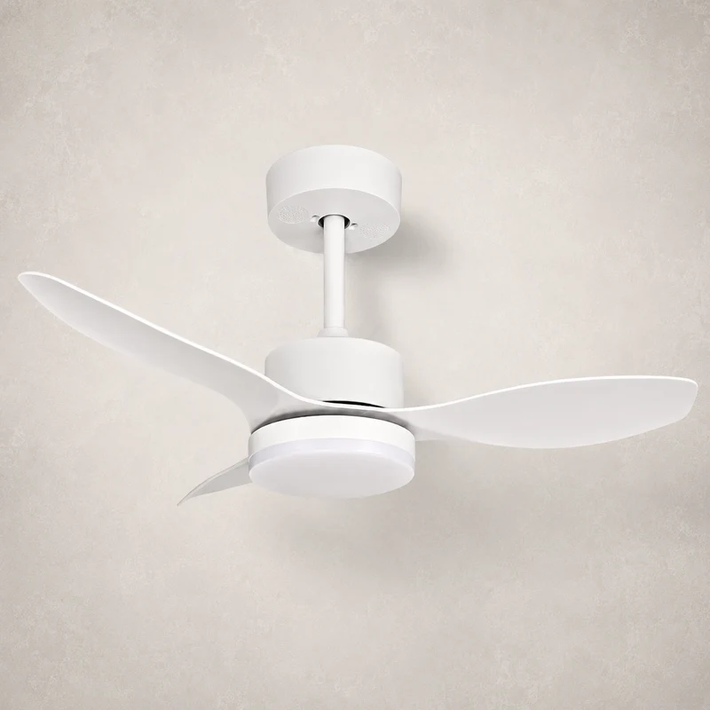 Ventilateur de plafond Ø95 cm blanc - Voltman