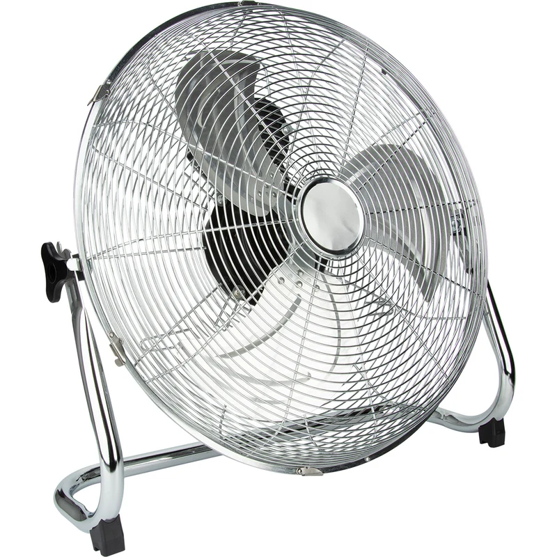 Ventilateur brasseur d'air Ø45cm - 1750m³/h - chrome - Voltman