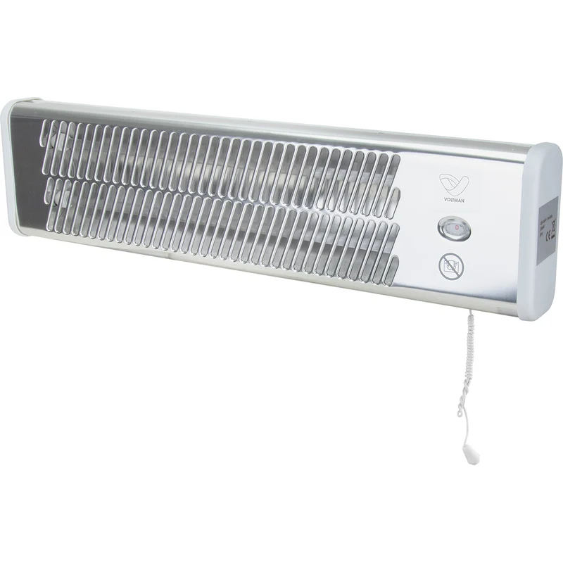 Réglette murale infrarouge pour salle de bain 1200W IPX4 - Voltman