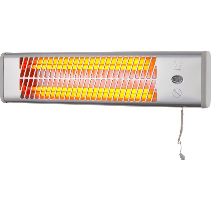 Réglette murale infrarouge pour salle de bain 1200W IPX4 - Voltman