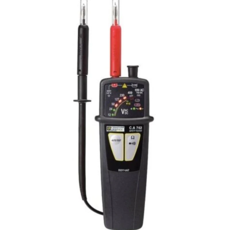 Détecteur de tension (VAT) CA 742 IP2X + pointes - Chauvin Arnoux