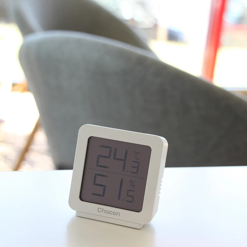 Thermomètre intérieur sans fil + hygromètre - Chacon