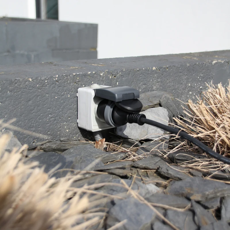 Boîtier de protection étanche + mini prise étanche + télécommande - DiO