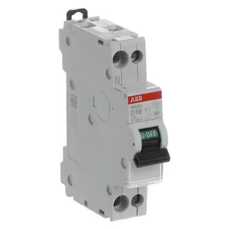 Disjoncteur modulaire SN201 1P+N, Courbe D 16 A/10 kA - ABB