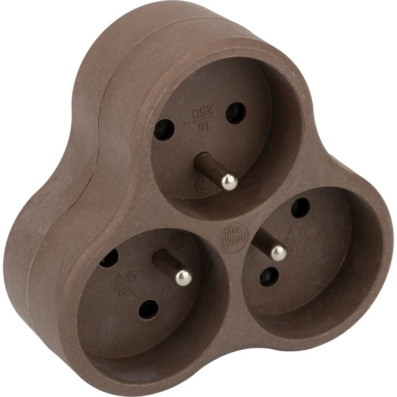 Triplite recyclée éco-conçue Natura 3x16A - Zenitech