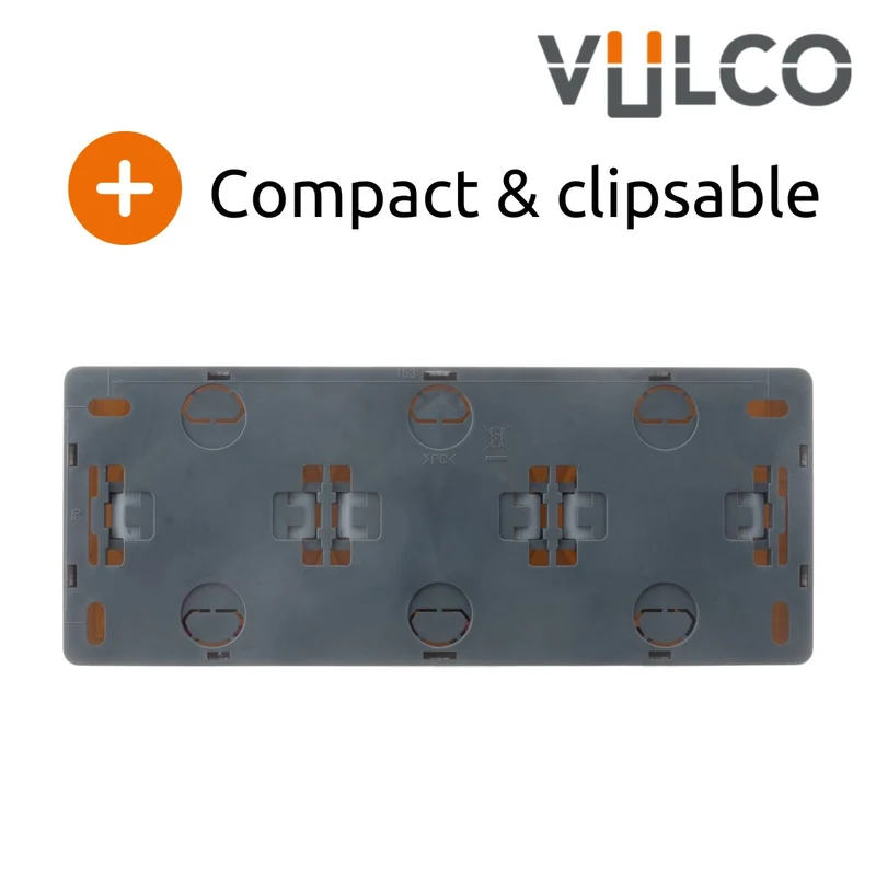 Prise triple saillie 2P+T Vulco Zenitech