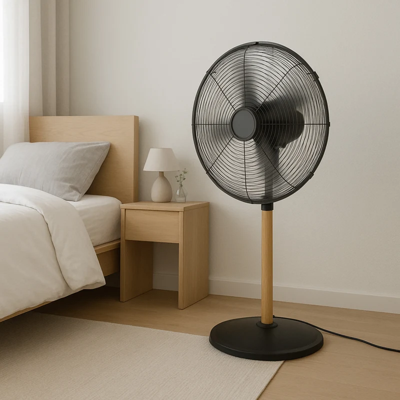 Ventilateur sur pied Woody - hauteur 120cm - Voltman