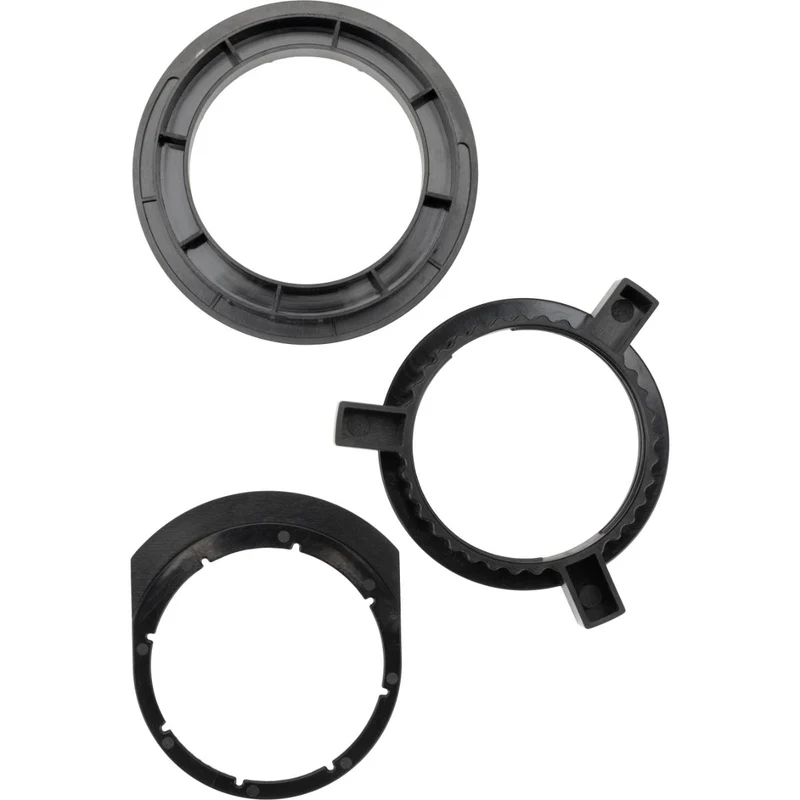 Kit de 3 bagues d'adaptation blocs encastrés Ø60/80mm - Otio