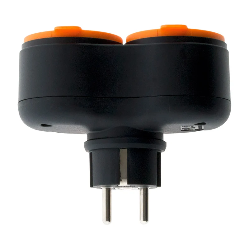 Bliplite pour extérieur étanche IP44 2P+T avec accroche - Orange - Zenitech