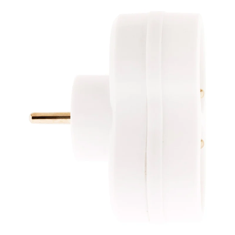 Multiprise biplite 2x16A - Blanc - Zenitech