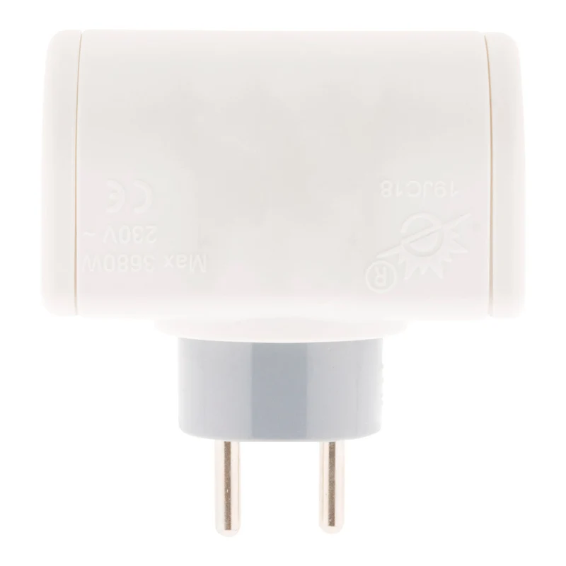 Multiprise 16A rotative 180° - blanc - Zenitech