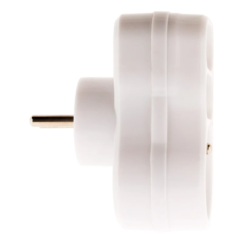 Multiprise triplite 2P 6A + 2P+T 16A façade - Zenitech