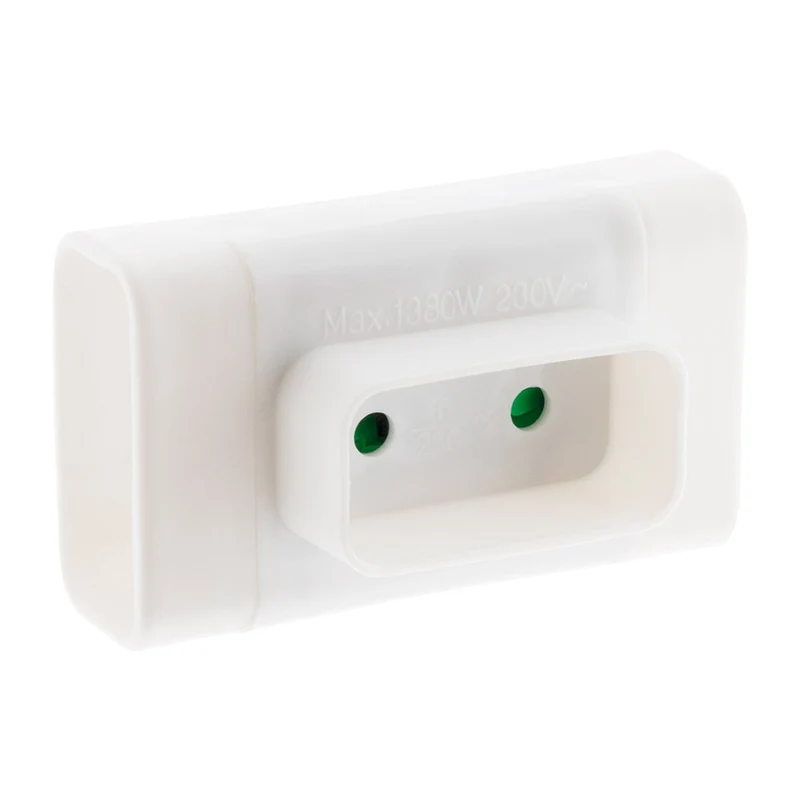 Multiprise triplite 6A latérale - Blanc - Zenitech