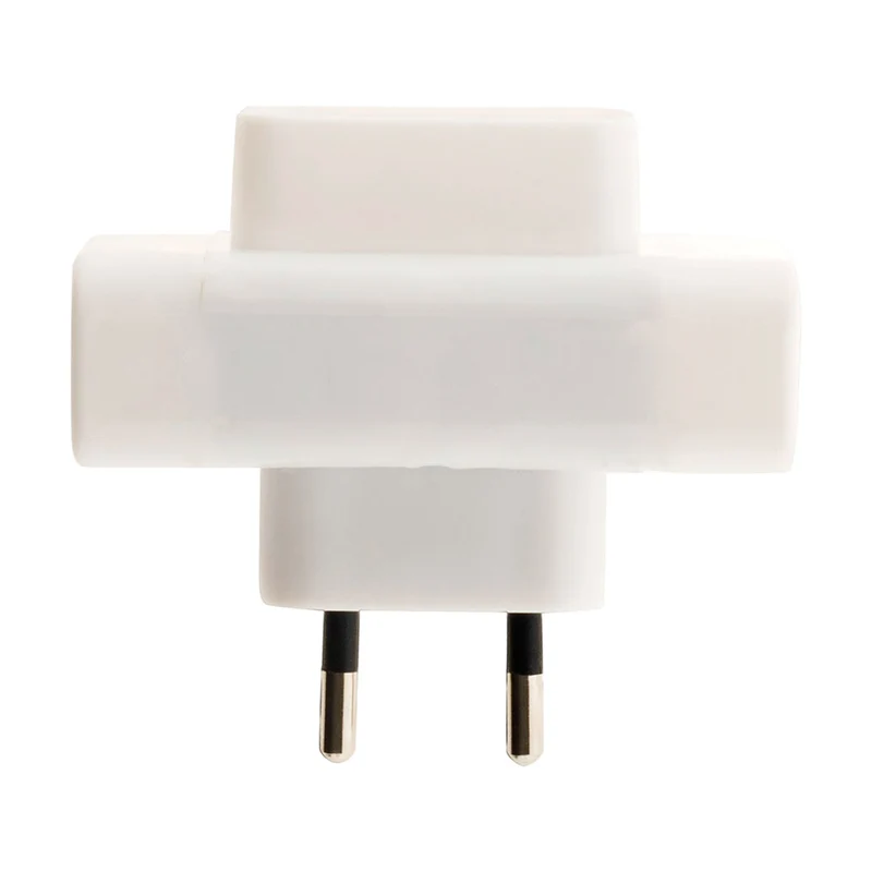Multiprise triplite 6A latérale - Blanc - Zenitech
