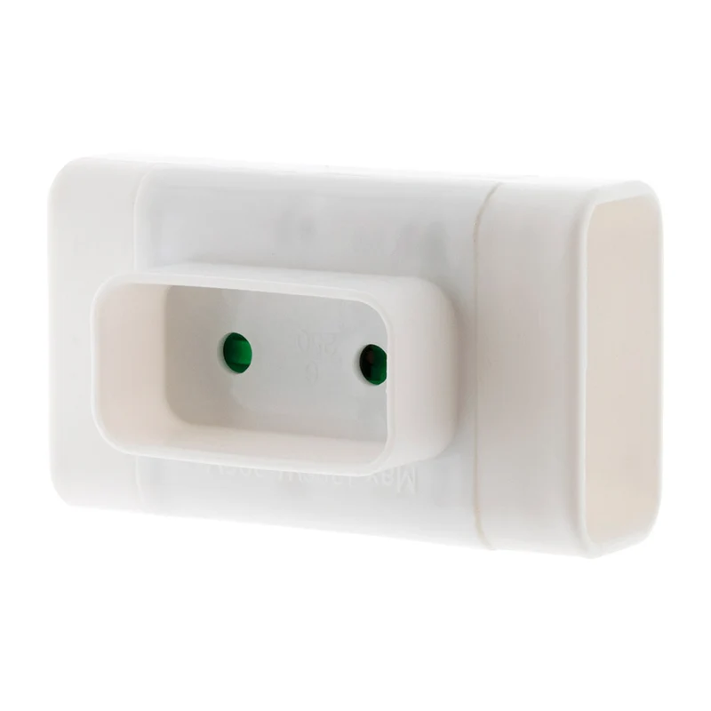 Multiprise triplite 6A latérale - Blanc - Zenitech
