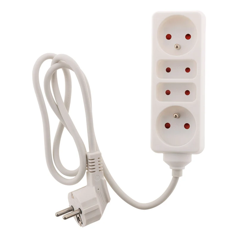 Bloc multiprise 2x6A + 2x16A - Blanc - Zenitech