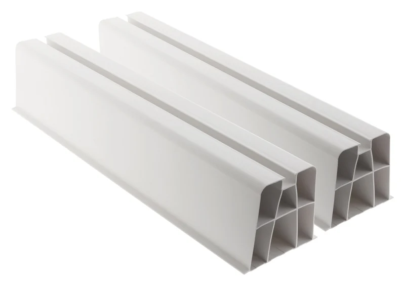 Support de sol pour climatiseur - 90x80mm L.450mm - IP40 IK08 - Blanc - Zenitech