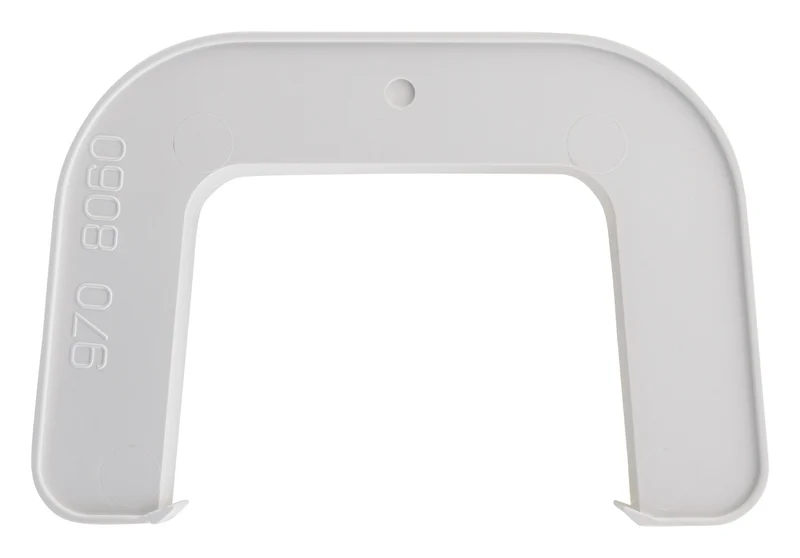 Sortie de mur pour goulotte clim - 80x60mm - Blanc RAL 9001 - Zenitech
