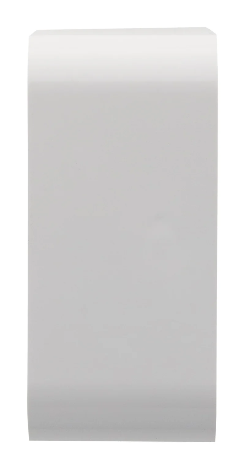 Bouchon linéaire goulotte/climatiseur 80x60mm - Blanc Ral 9001 - Zenitech